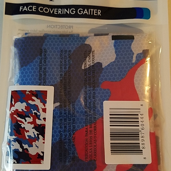 🆕️ Bespoke face covering gaiter "R,W,B" Adult - Picture 3 of 5